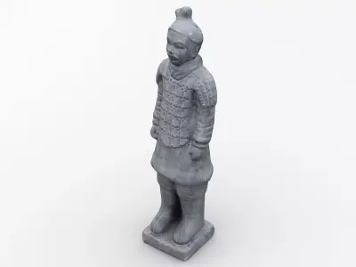 Terracotta Warrior Statue 3D model
