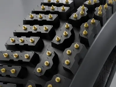 Pirelli IceSottoZero J1 WRC snow tire 3D model