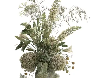 Flower In Vase 104 3D model