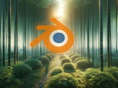 Bamboo Buddy 3D Panda free Model Low-poly 3D model