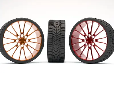 Car Tire 3D model