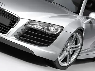 Audi R8 2009 3D model
