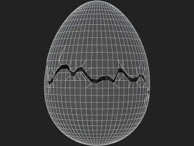 Emoji Pack - Eggs - 22 Models Low-poly 3D model