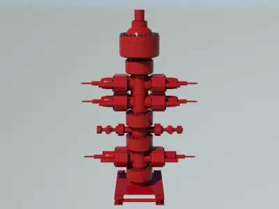 Double Ram Bop Low-poly 3D model