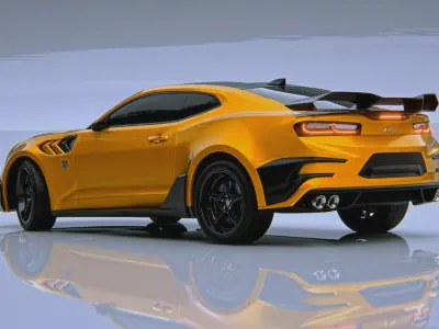 Bumblebee Chevrolet Camaro Transformers The Last Knight 3D model