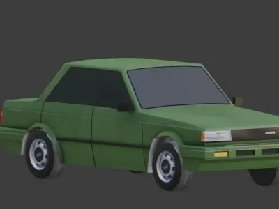 Nissan Sentra  Low-poly 3D model