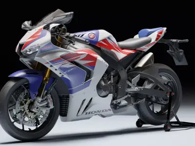 Honda CBR 1000RR-R Fireblade SP 2022 Low-poly 3D model