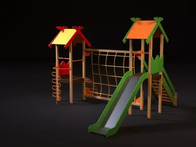 Childrens game complex small 3D model
