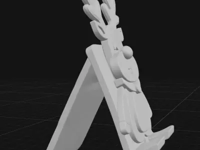 Reindeer phone stand 3D print model