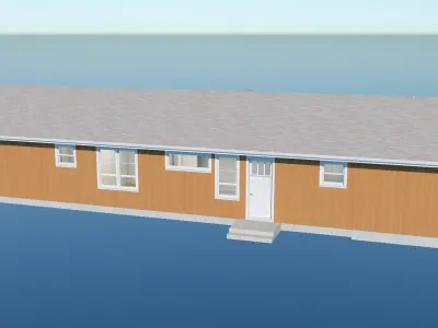 Ranch Style House 6 3D model