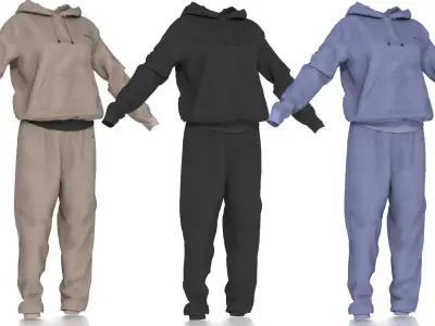 SPORT SUIT Low-poly 3D model