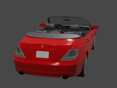 Open Sports Car 3D model