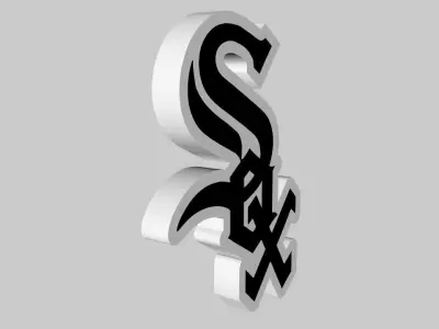 Chicago White Sox Team Logo 3D model