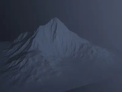 Mountain Landscape Mesh Free 3D model