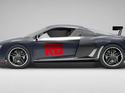 Audi R8 GT Low-poly 3D model