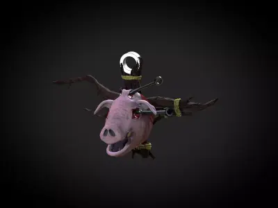 Hunt Showdown Fanart Chain or Necklace pendant Butcher Free 3D print model