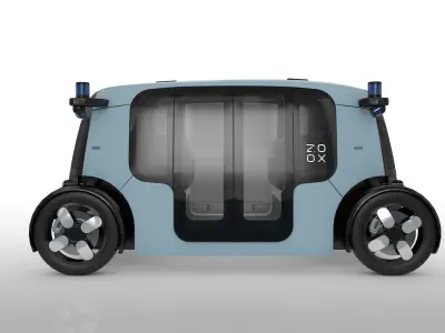 Zoox Autonomous Car  3D model