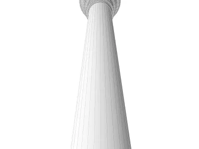 Throne Room Pillar 3D model