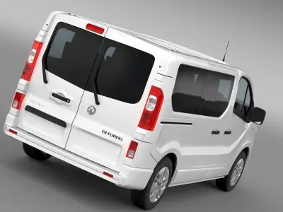  Vauxhall Vivaro Biturbo 2017 3D model