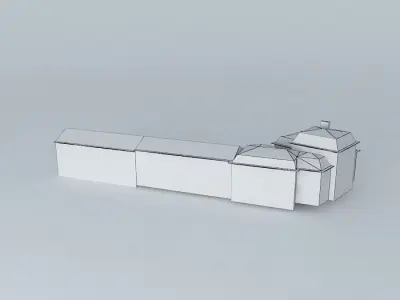 Component of K. Zipernowsky Technical Secondary School, Pécs Free 3D model