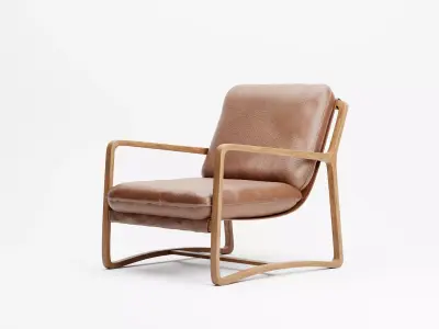 Aster Luxury Armchair 3d model Free 3D model