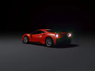 Ferrari 488 3D model