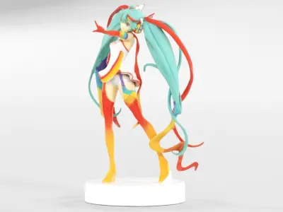 Banpresto Hatsune Miku Racing Ver Racing Miku 3D print model