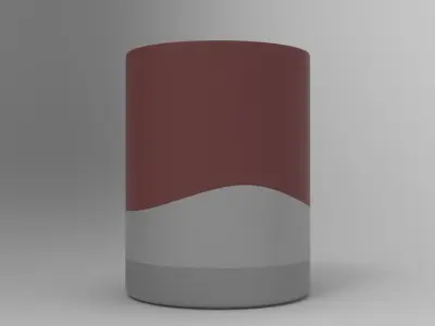 Sups Candlestick Low-poly 3D model