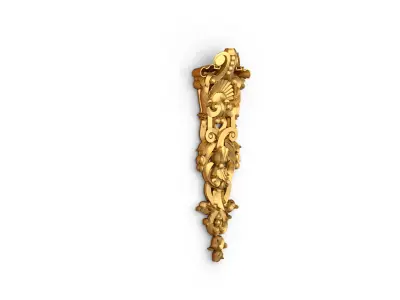 carved classic decorative ornament cnc 3d printing stl 01 3D model