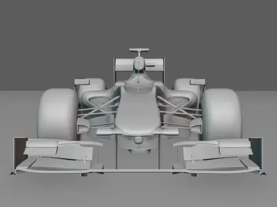 F1 2010 RedBull RB6 Car 3D model
