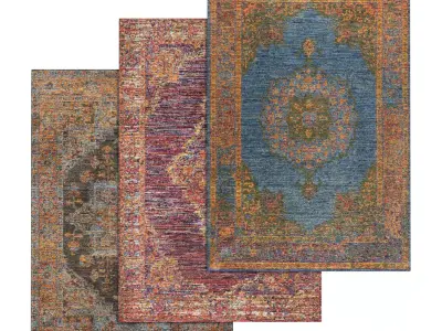 Rug Set 1564 3D model