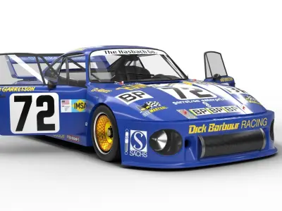 Porsche 935 Le Mans 1979 79 Barbour Racing HQ 3D model