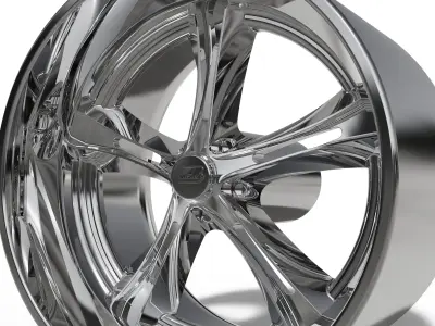 BILLET SPECIALATIES PINNACLE WHEEL  3D print model