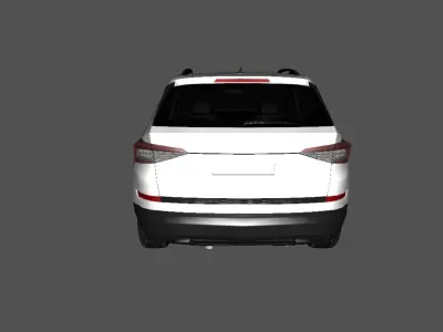 Skoda Kodiaq Low-poly 3D model