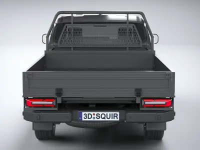 Kia Tasman Cargo SingleCab 2026 3D model