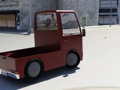 CarToon Van 3D model