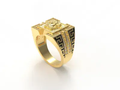 vers fashion ring for man 3D print model