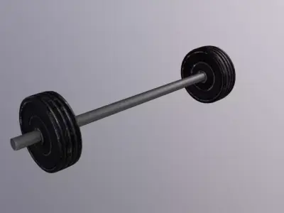 WeightBench Weight Low-poly 3D model