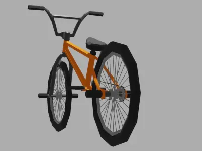 LOW POLY BMX Bicycles Free low-poly 3D model