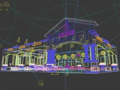 Exhibition - Area - 18X11-3DMAX2009-017 3D model
