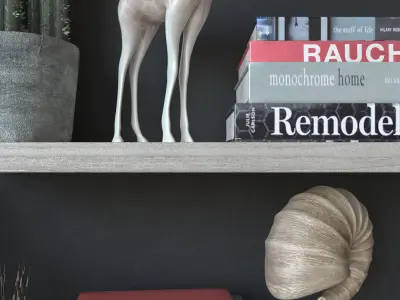 Modern Interior Decoration Set 02 3D model