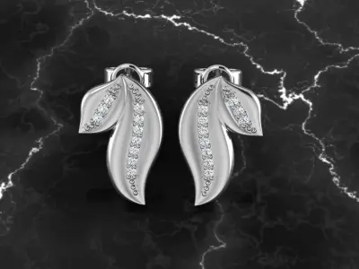 Jewelry Earring 3D print model