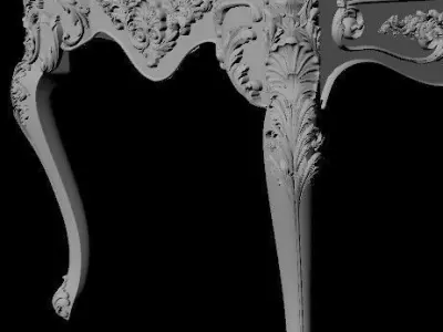 magazine table 3D model