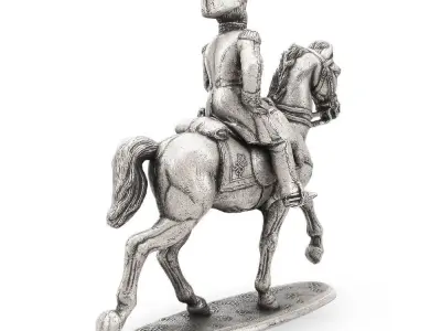 French Knight - 3D printable version included 3D model
