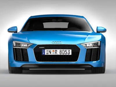 Audi R8 V10 Coupe 2016 3D model