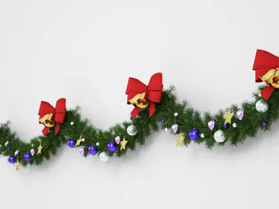 Christmas Garland  3D model