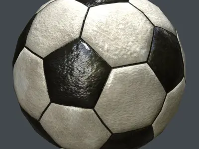 Soccer Ball Low Poly 3D model