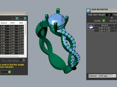 ring code 18 3D print model