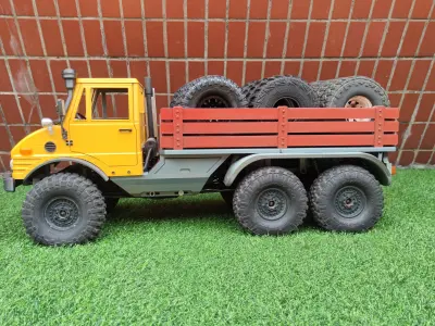 Bog 406 TRX6 Flatbed for Single Cab- 1-10 RC body attachment 3D print model