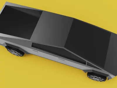 Tesla CyberTruck 3D Model Cyber Truck 3D model